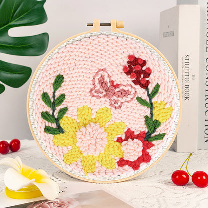 Flower Botanical Punch Needle Kit